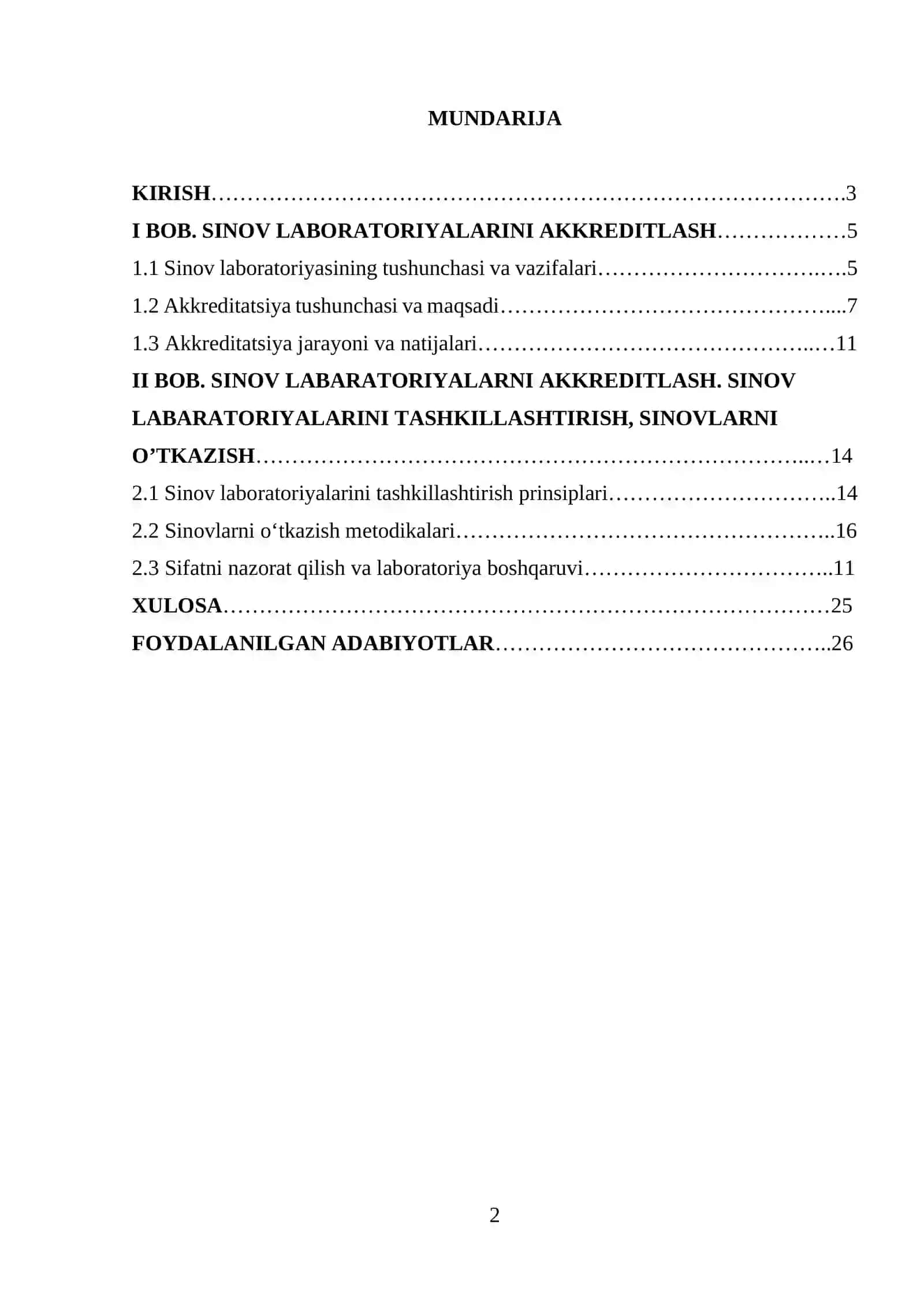 SINOV LABORATORIYALARINI AKKREDITLASH 2