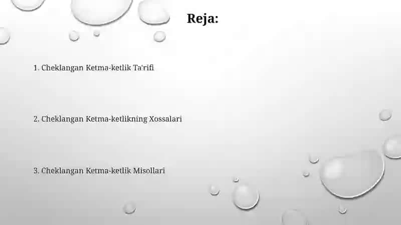 Sonli ketma ketlik 2
