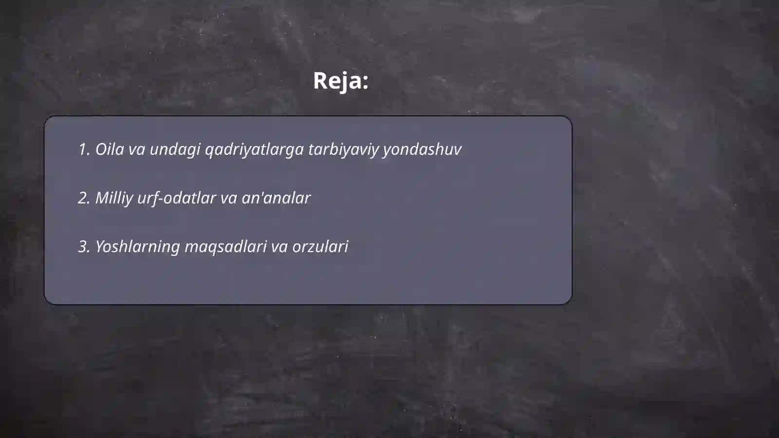 Oila va undagi qadriyatlarga tarbiyaviy yondashuv 2