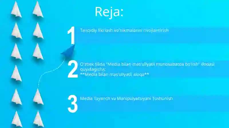 Media savodxonlikni qanday oshirish mumkin 2