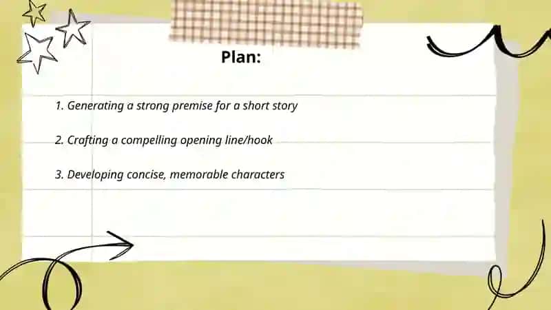 Writing short stories 2