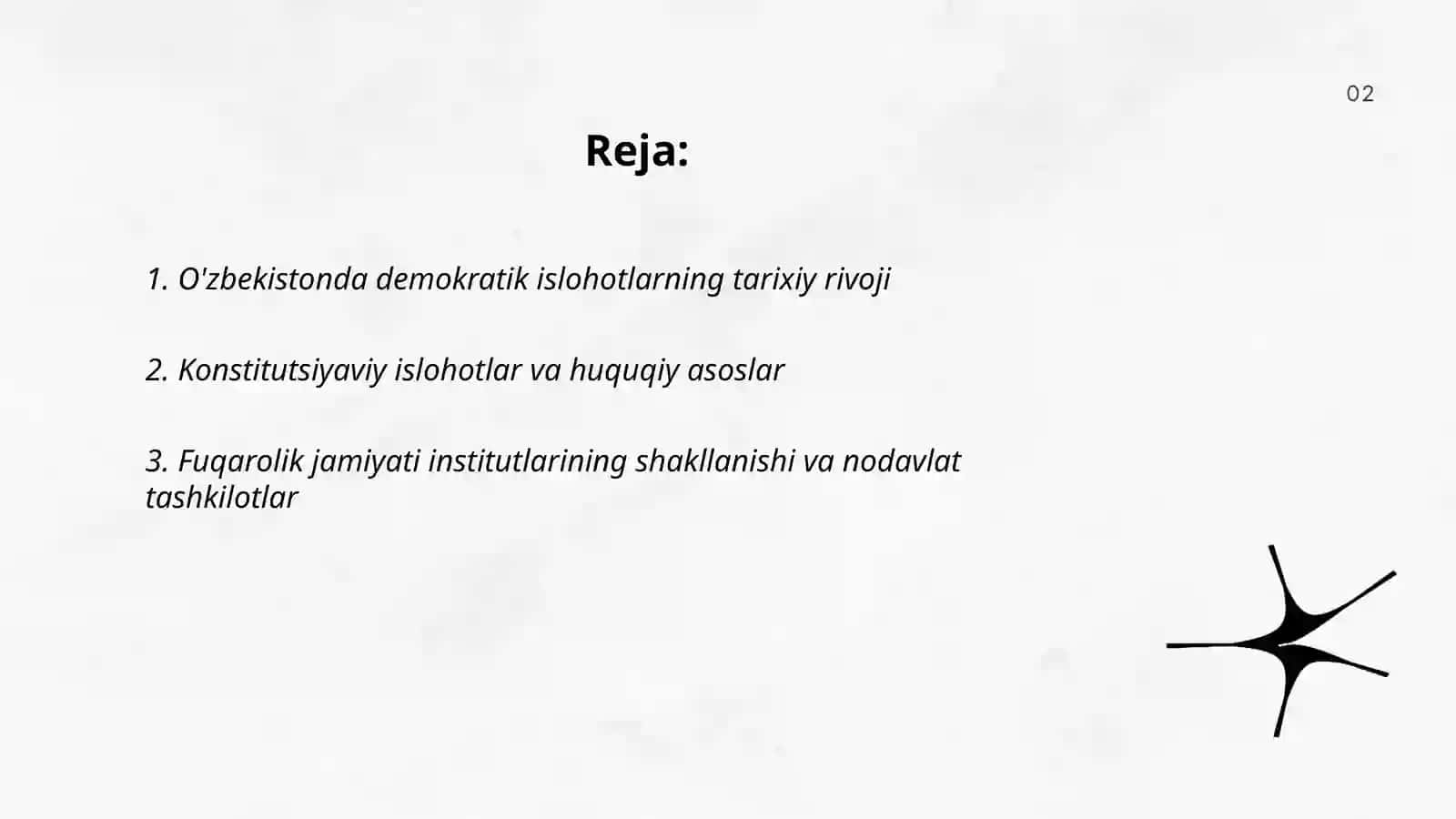 O'zbekistonda demokratik islohotlarning tarixiy rivoji 2