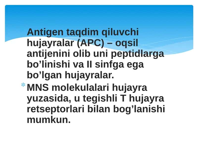 Antigen taqdim qiluvchi xujayralar 2