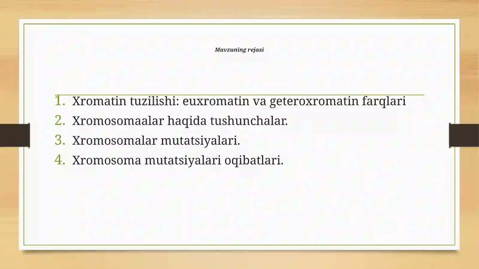 Xromatin va uning funksiyalari 2