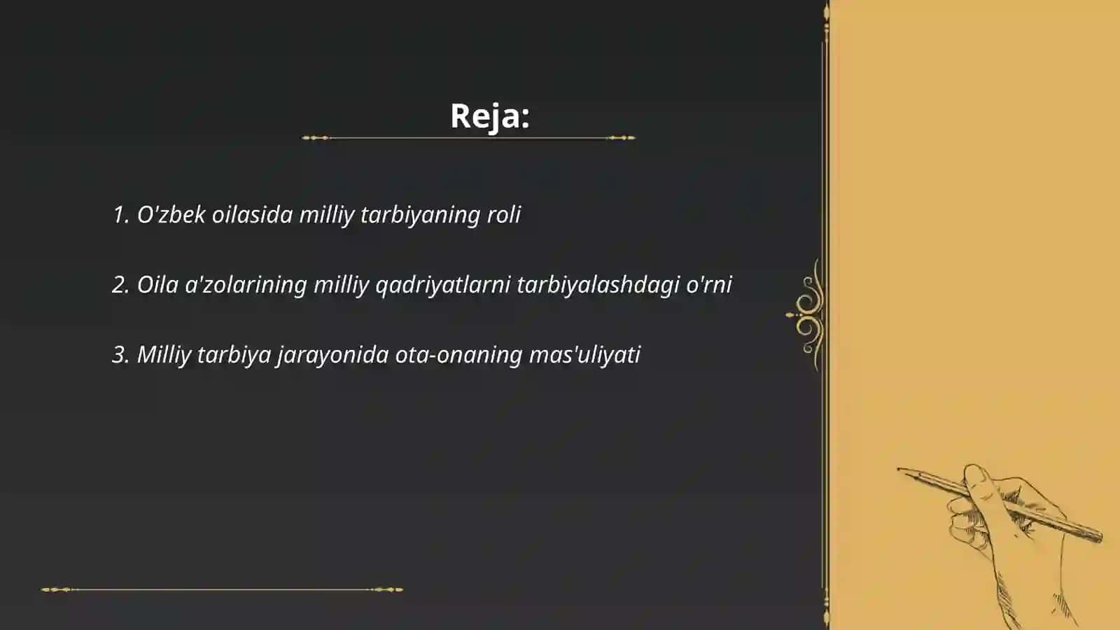 Oʻzbek oilasida milliy tarbiya 2