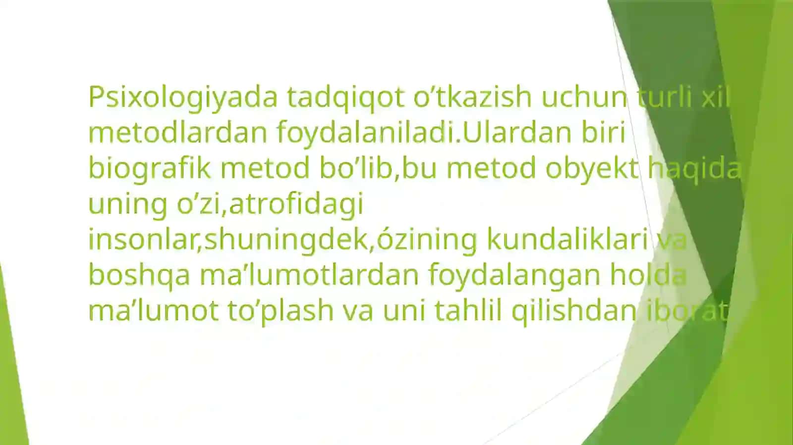 Shaxsni o’rganishning biografik metodi 2