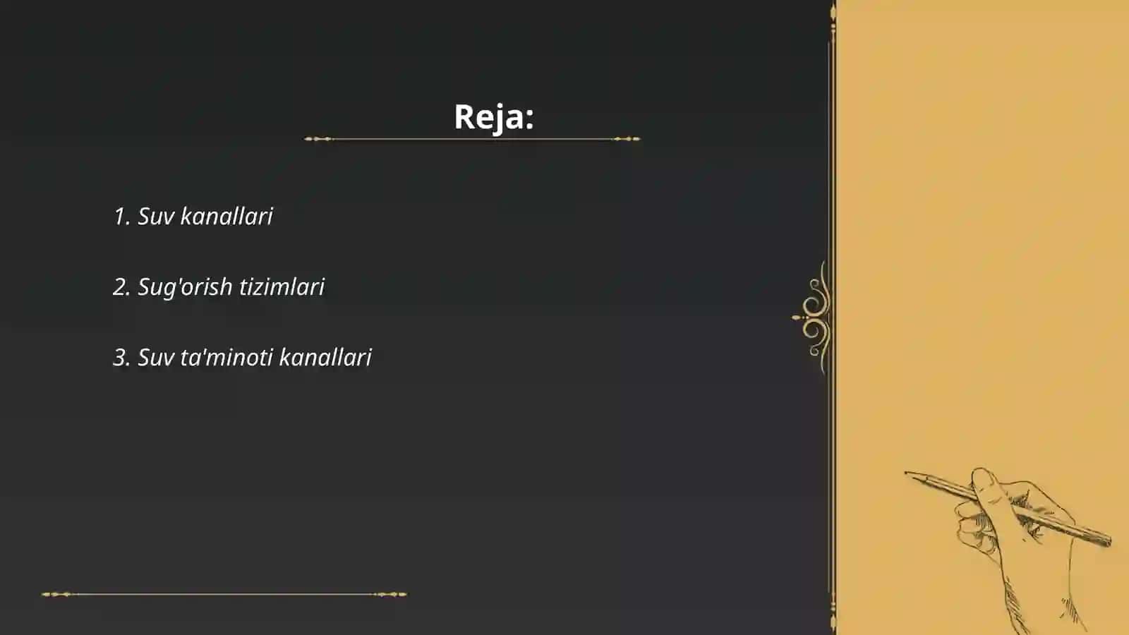 Kanallar va ulardan foydalanish 2