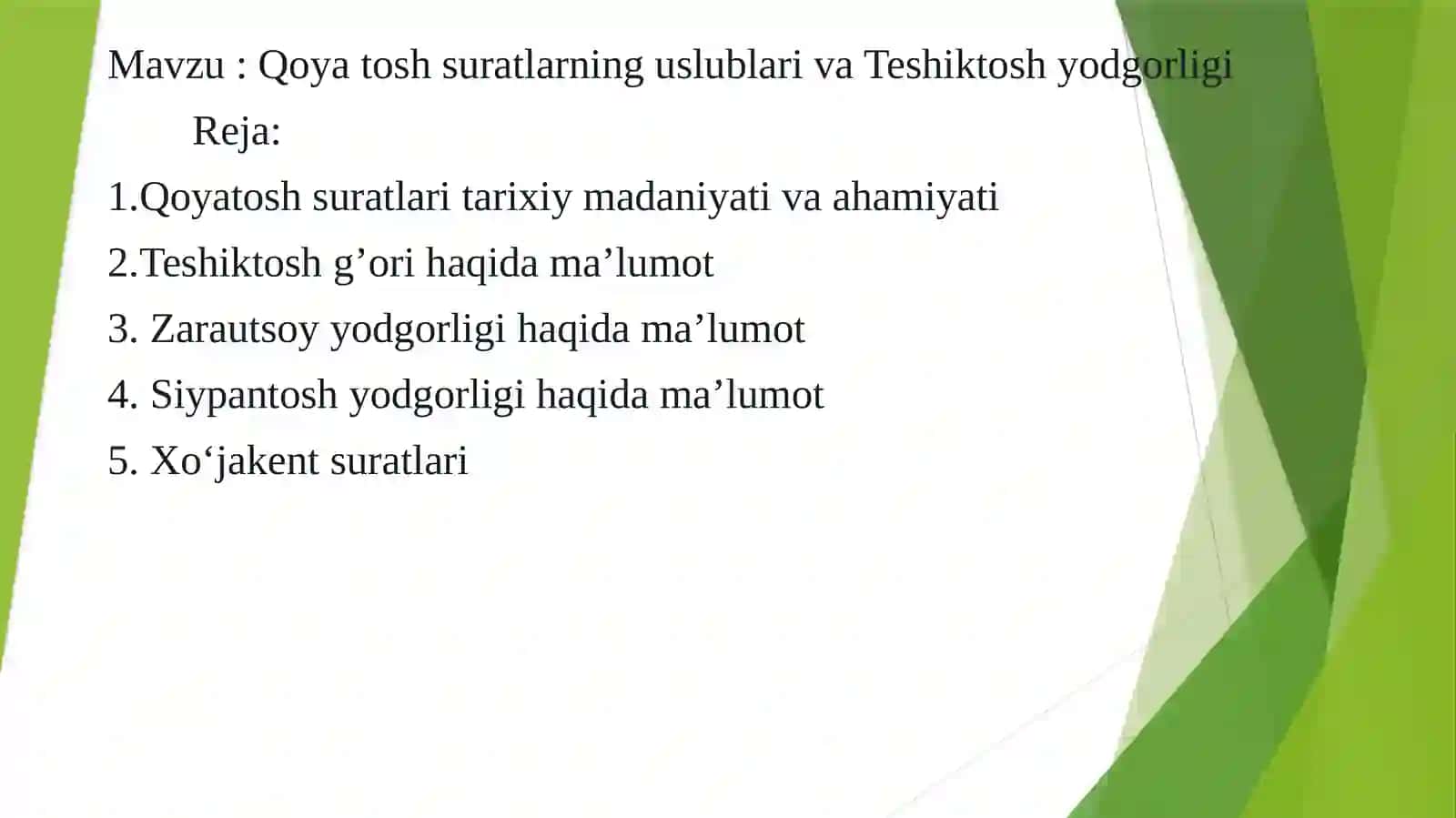 Qoyatosh suratlarining uslublari va Teshiktosh yodgorligi 2