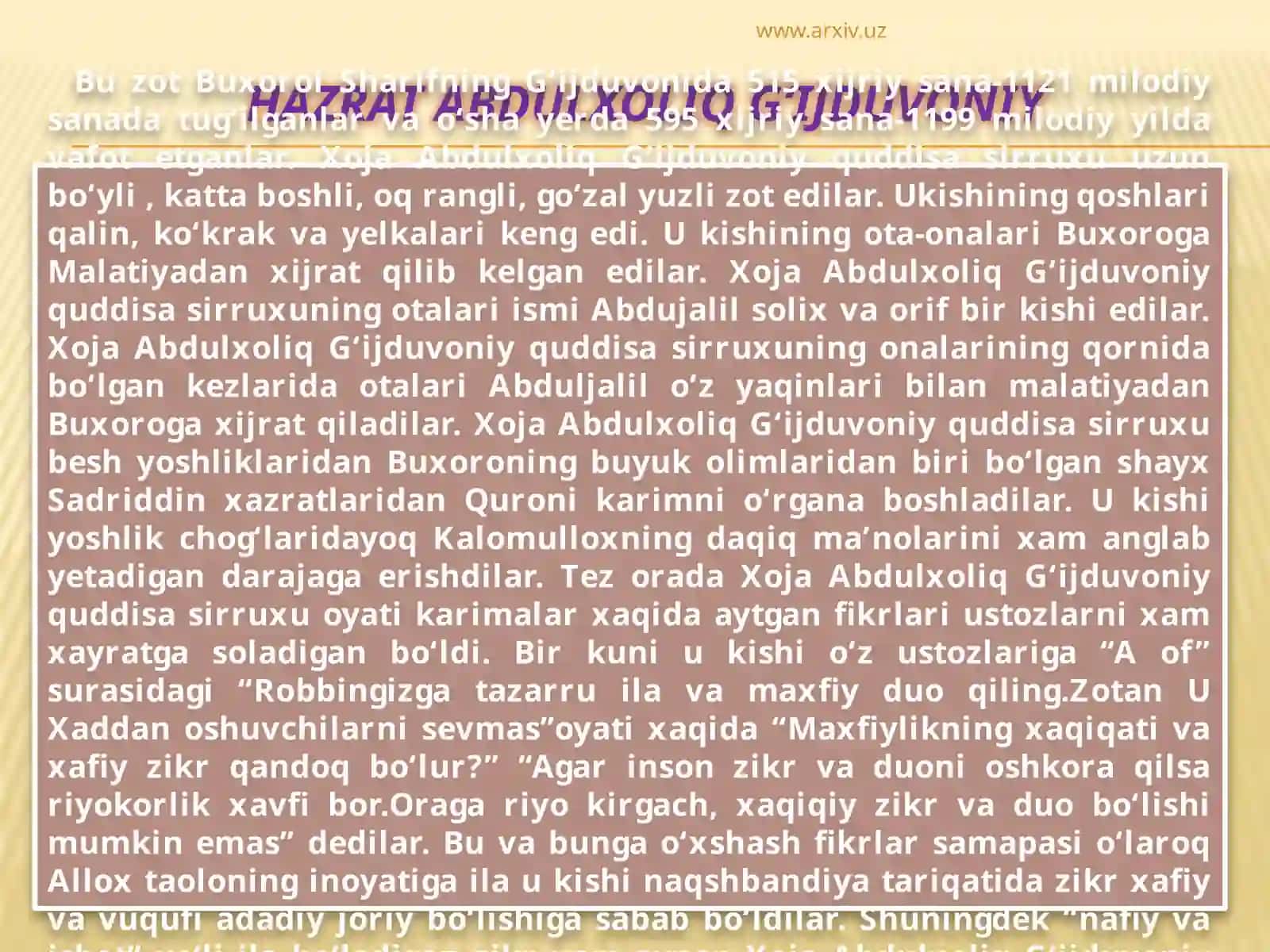 Buxoroning yetti piri 2
