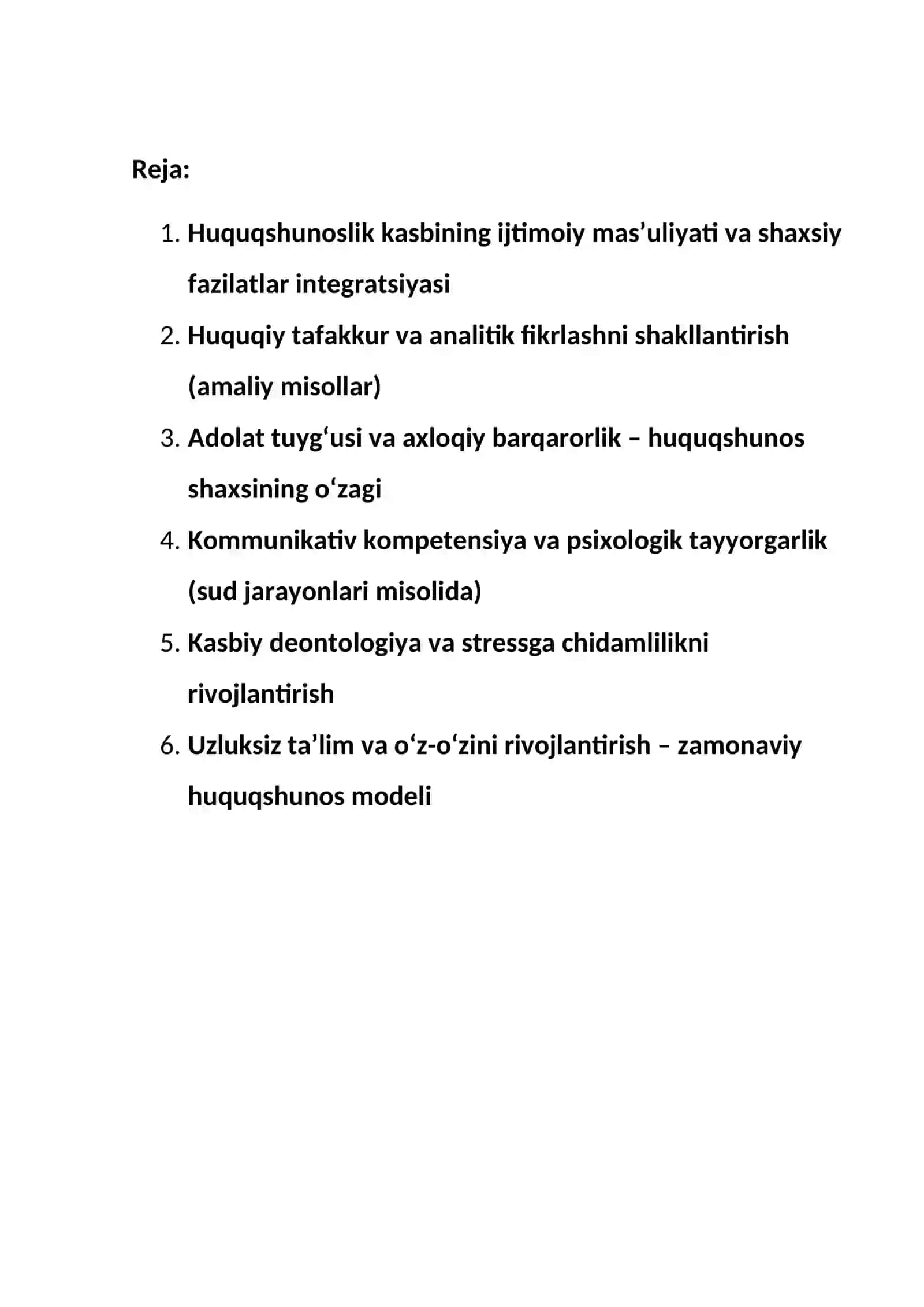 Huquqshunoslik kasbi 2