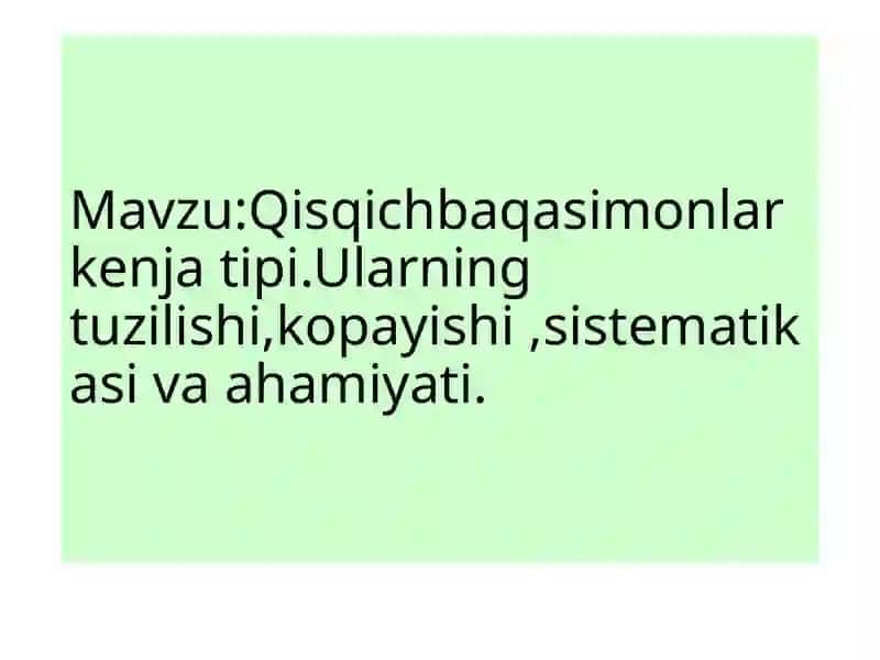 Qisqich baqasimonlar 2