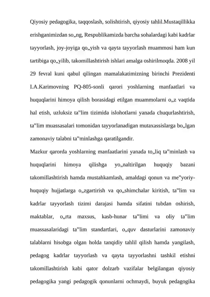 Qiyosiy pedagogika 2