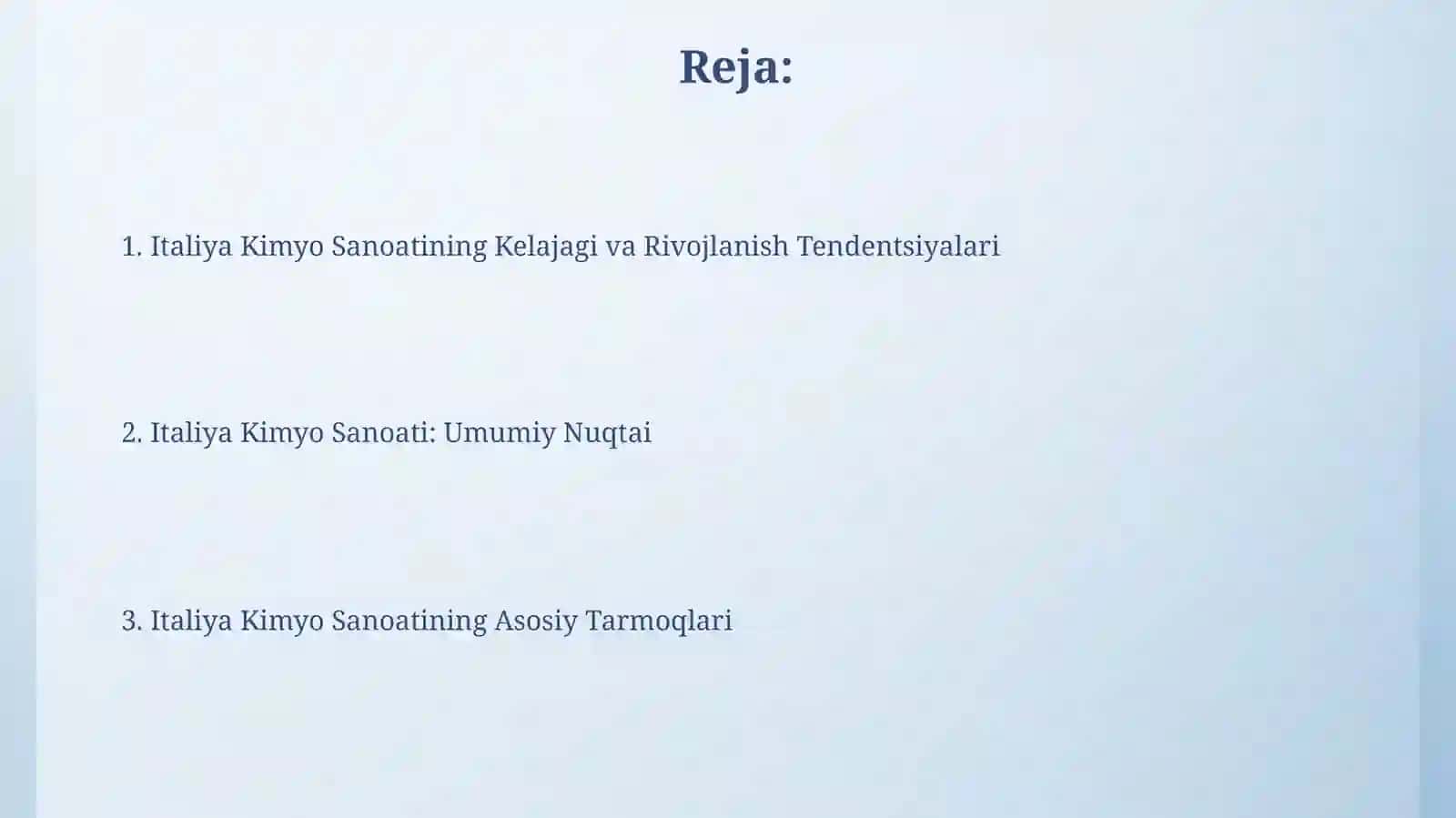 Italiya kimyo sanoati 2