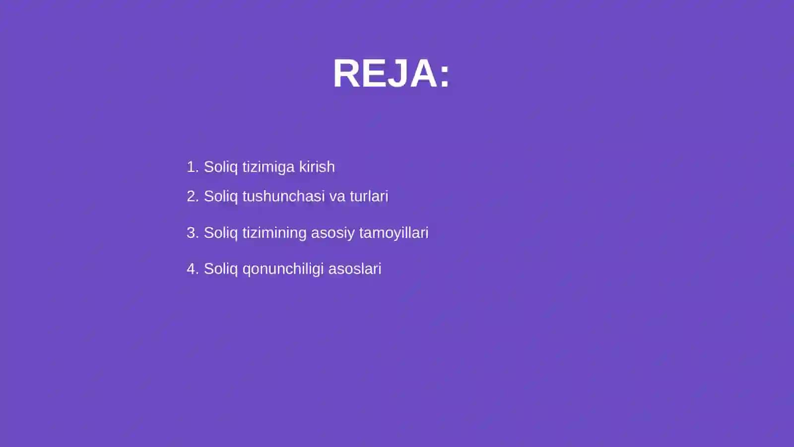 Soliq tizimi va uning qonuniyatlari 2