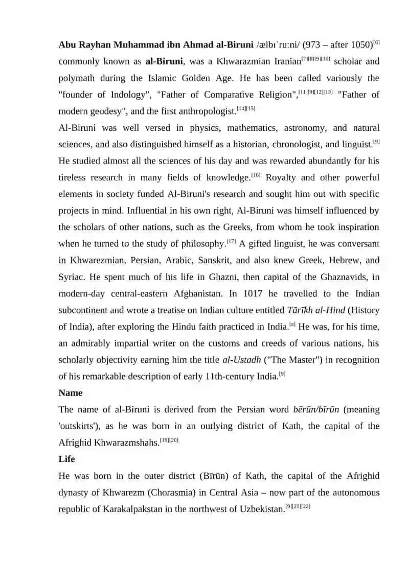 Abu Rayhan al-Biruni 2