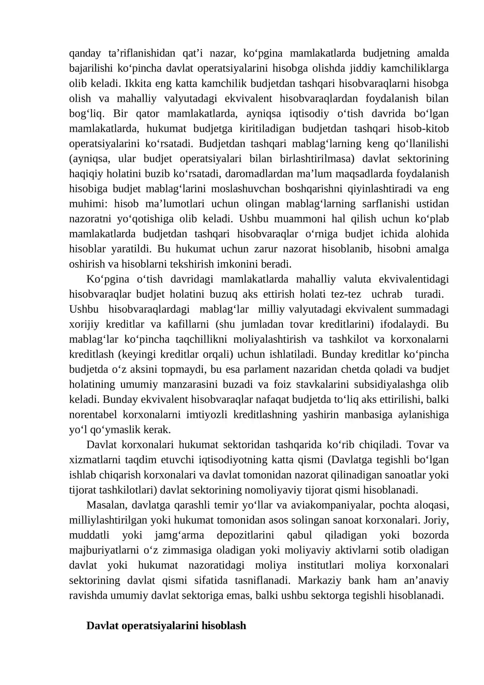 FISKAL HISOBLAR VA ULARNING TAHLILI 2
