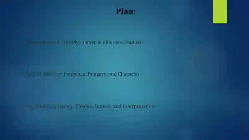 Romeo and Juliet and Hamlet 2