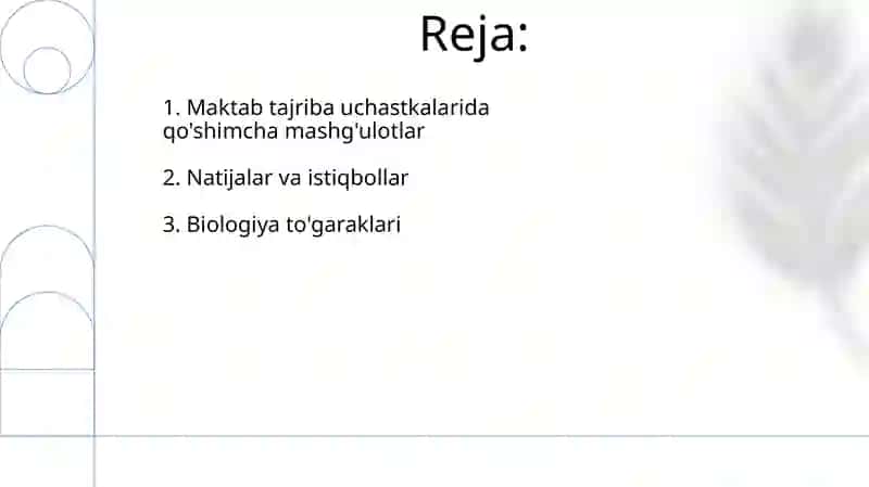 Biologiya to'garaklari 2