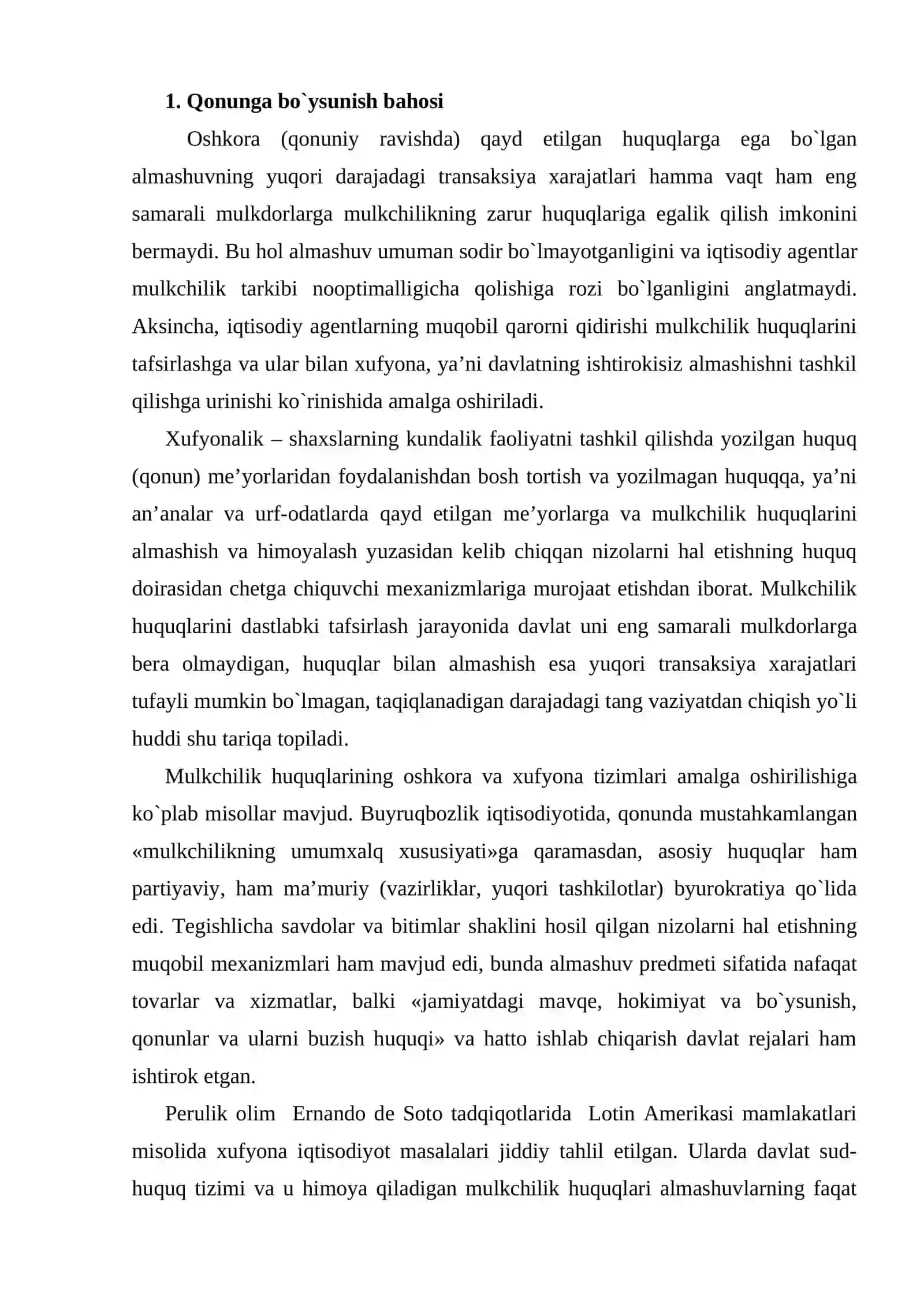 Xufyona iqtisodiyot 2