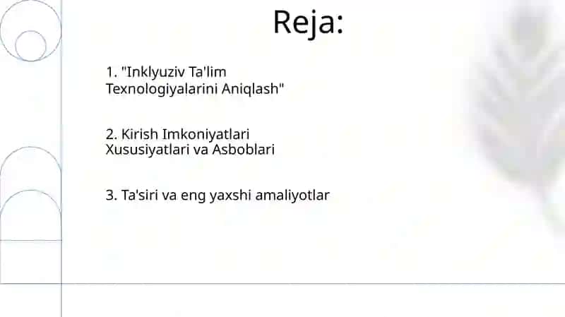 Inkluziv ta'lim texnologiyalari 2