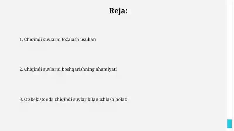 Suyuq kommunal chiqindilar bilan ishlash 2