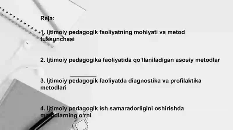 Ijtimoiy pedagogika faoliyat metodlari 2