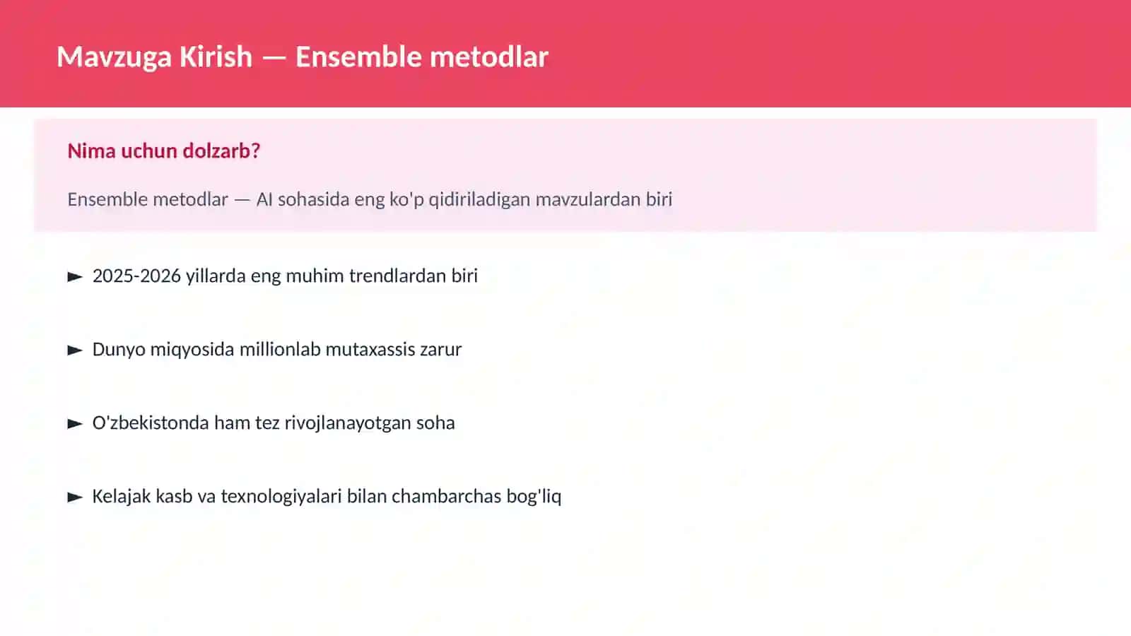 Ensemble metodlar 2