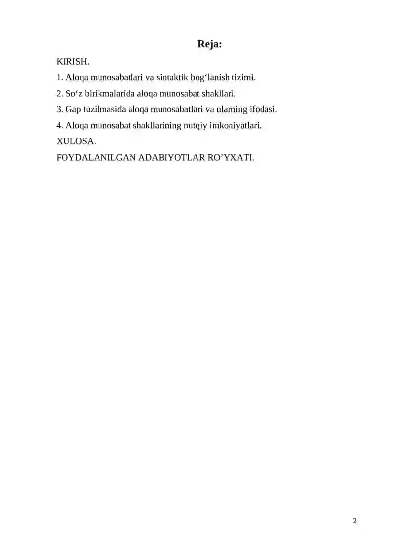 Aloqa munosabat shakllarining nutqiy imkoniyatlari 2