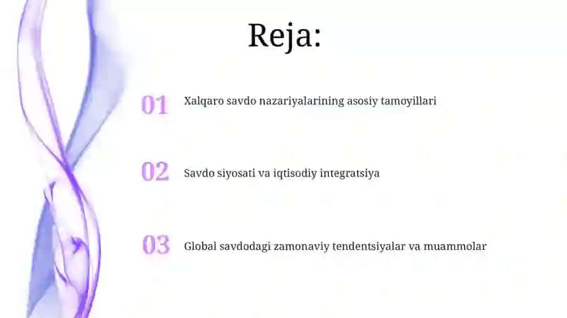 Xalqaro savdo nazariyasi 2