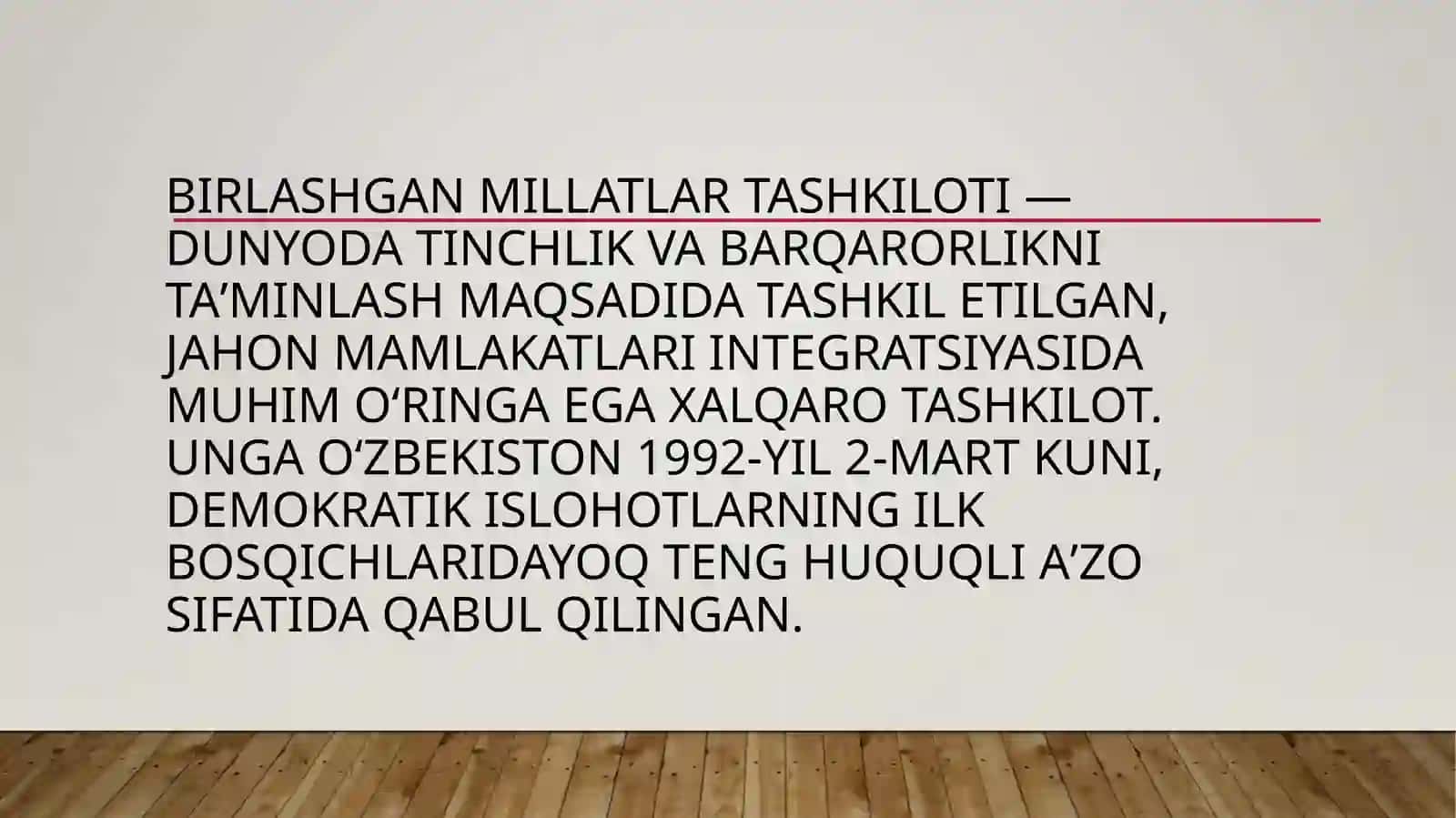 O'zbekistonning xalqaro  tashkilotlari bilan integratsiyasiyalashuvi jarayonida din omili. 2
