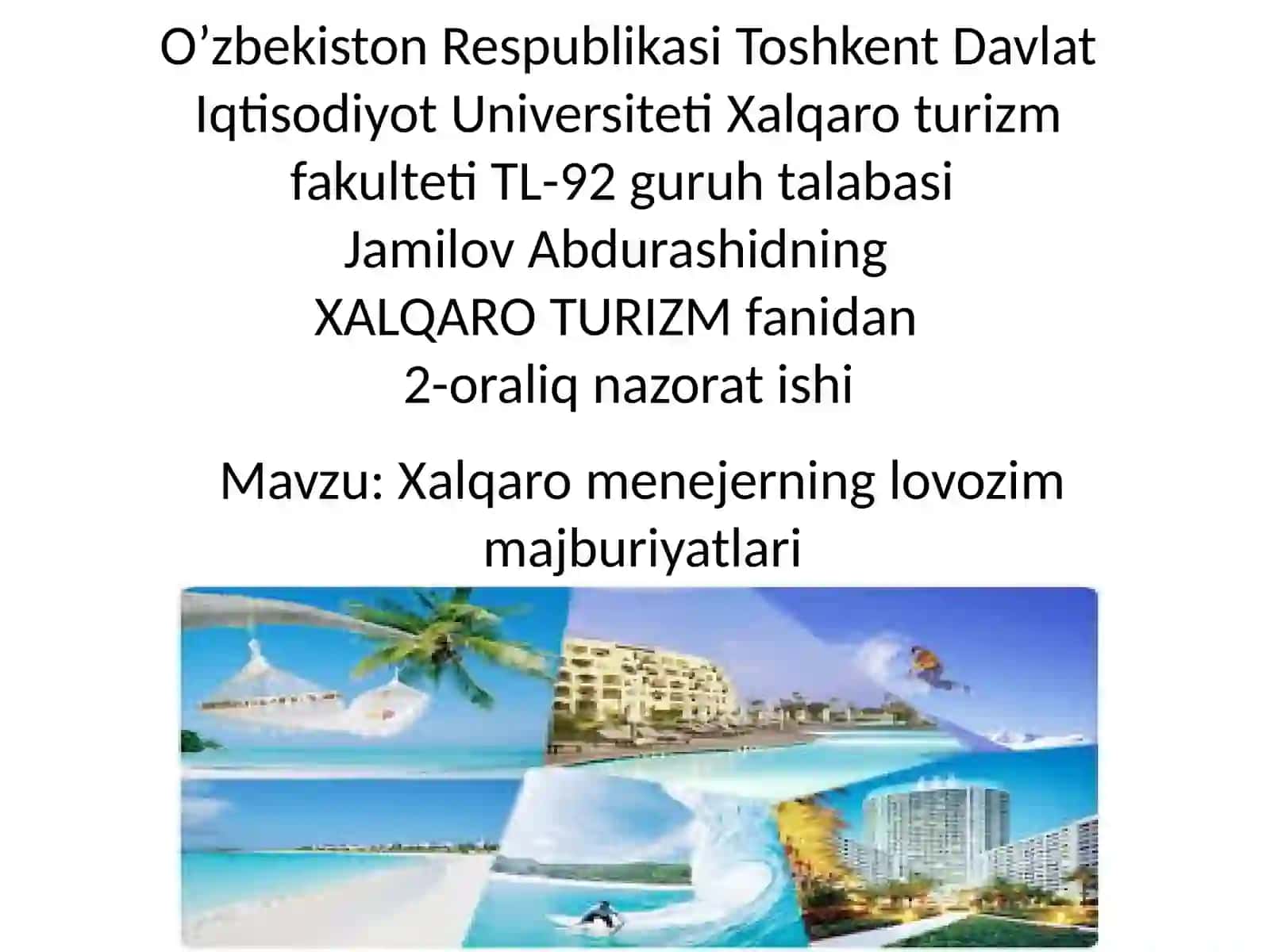 Xalqaro mehnat majburiyatlari 2