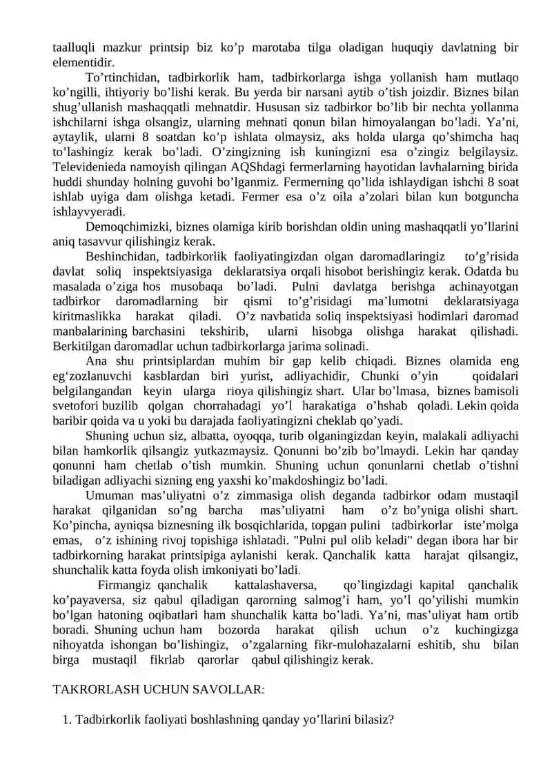 Mas’uliyatni o’ziga оlish ko’nikmalari 2