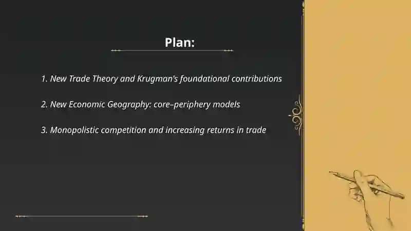 New Trade Theory and Krugman's Foundational Contributions 2
