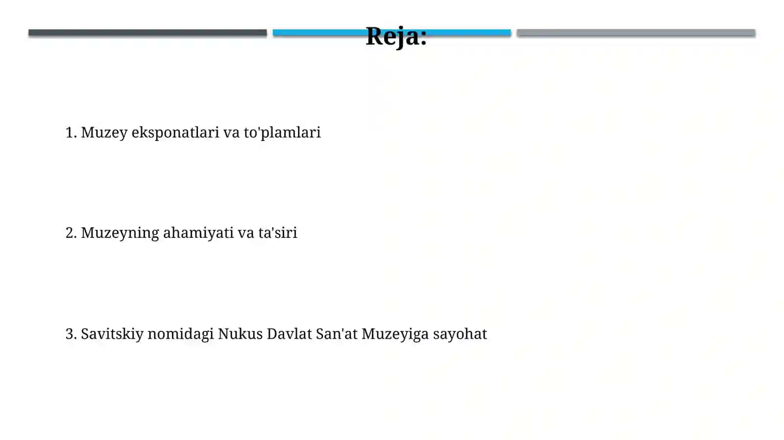 Nukus davlat san'at muzeyi sayohati 2