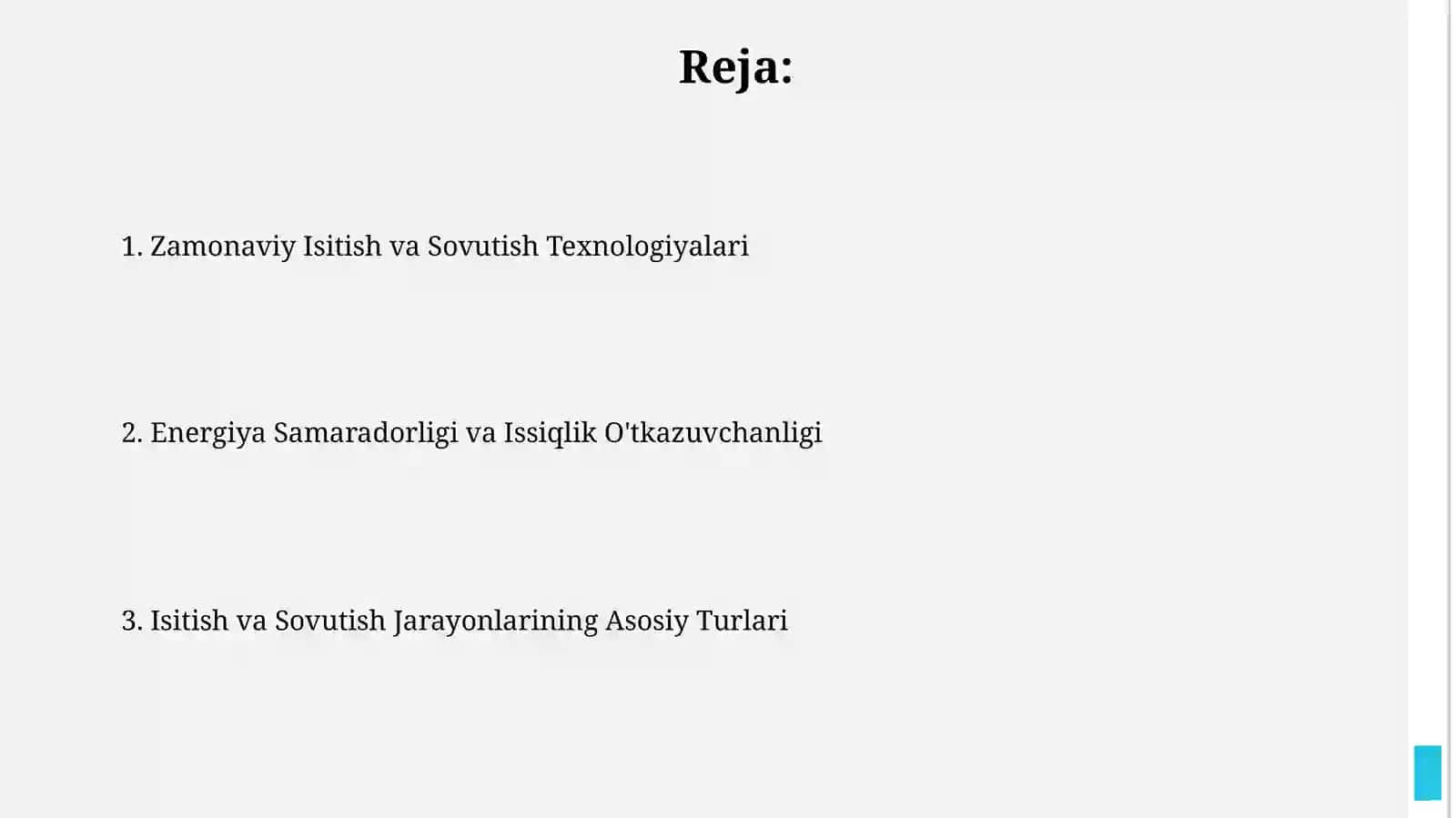 Zamonaviy Isitish va Sovutish Texnologiyalari 2