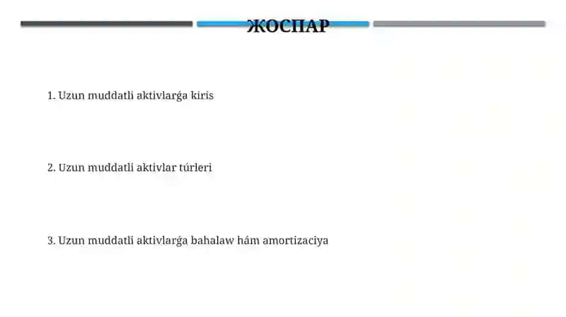 Materialliq emes aktivler 2
