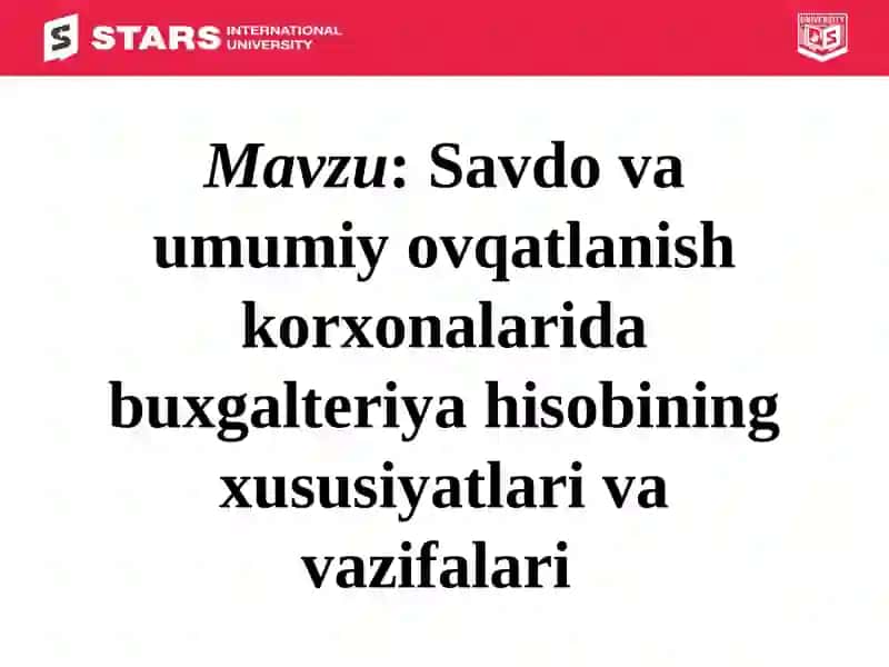 Buxgalteriya hisobining xususiyatlari 2
