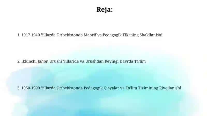 1917-1990 yillarda taʼlim tarbiyasi 2