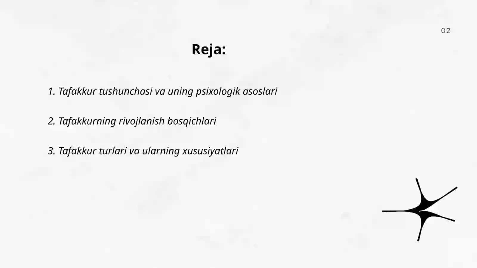 Tafakkur borasidagi psixologik nazariyalar 2