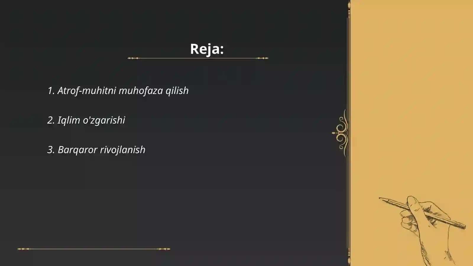 Atrof-muhitni muhofaza qilish 2
