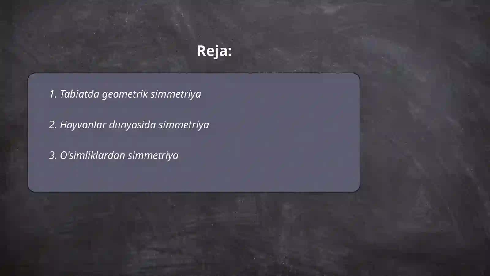 Tabiat va san'atda simmetriya 2