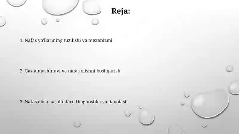 Nafas yòllariga kiruvchi azolar 2