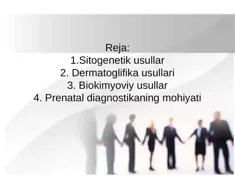 Odam genetikasini oʻrganish usullari 2