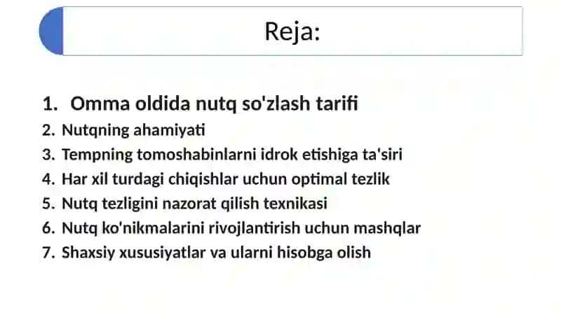 Notiqlik sanʼati tarifi 2