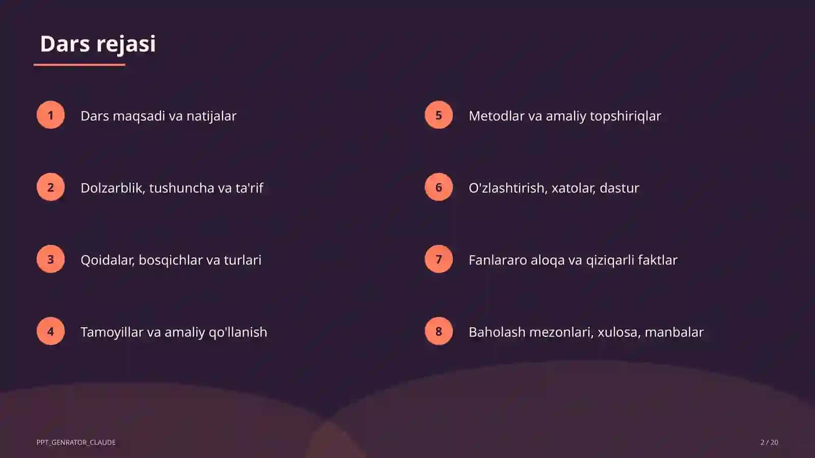 Plastilindan buyumlar yasash (1-sinf) 2