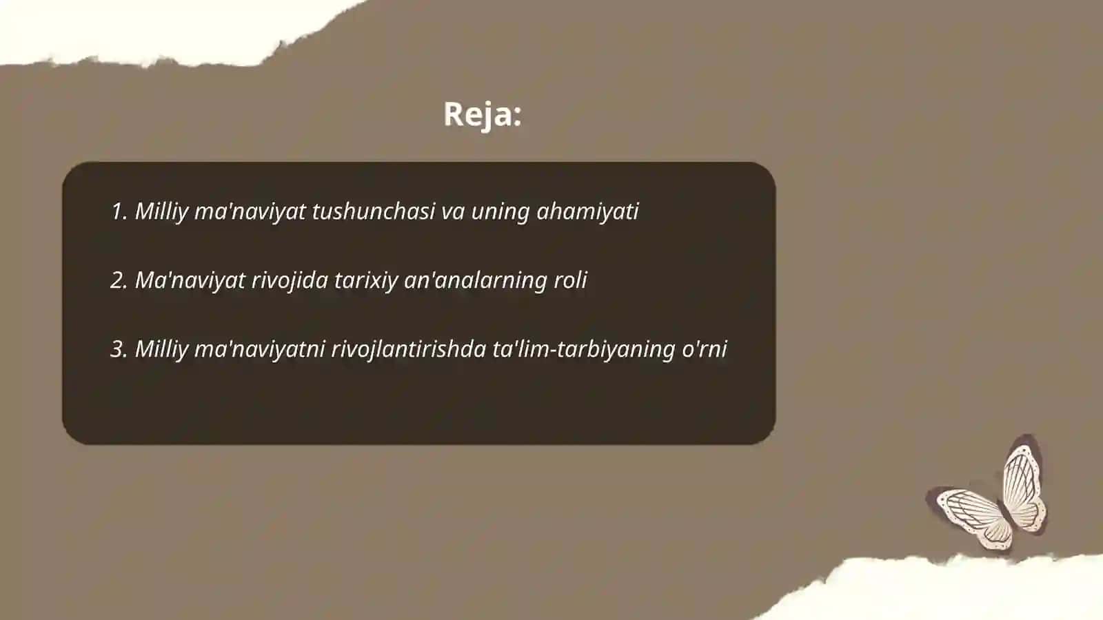 Milliy ma'naviyat rivojlanish konsepsiyasi: nazariya va amaliyot 2