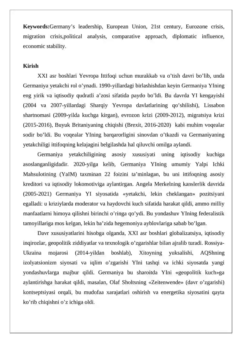 Germaniya yetakchiligi 2