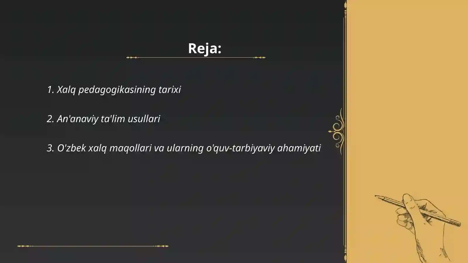 Xalq pedagogikasi manbalari 2