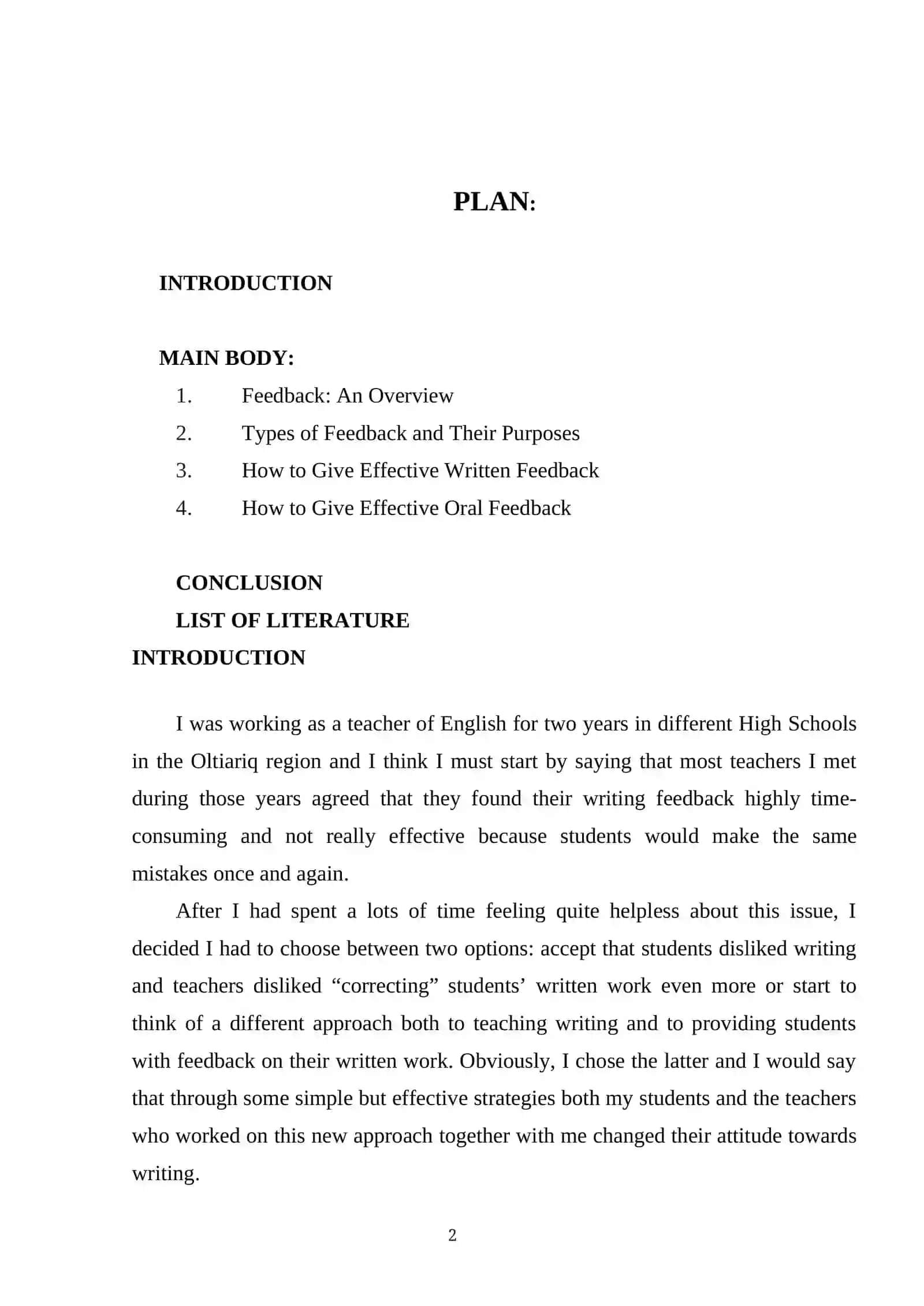 How to Give Effective Oral Feedback 2