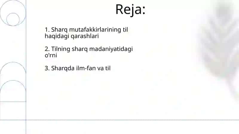Sharq mutafakkirlarining til haqidagi qarashlari 2